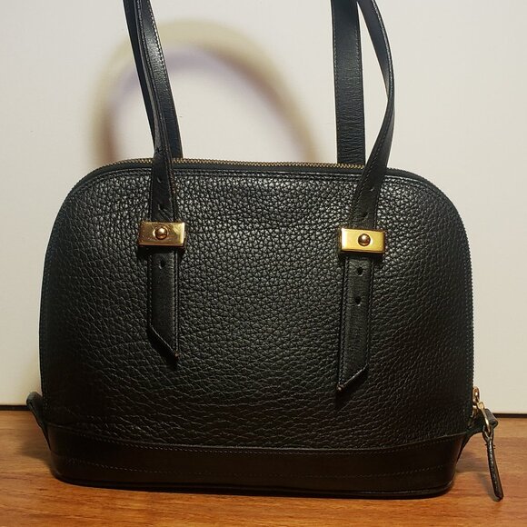 Dooney & Bourke Black Vintage Top Handle Bag - Picture 3 of 7